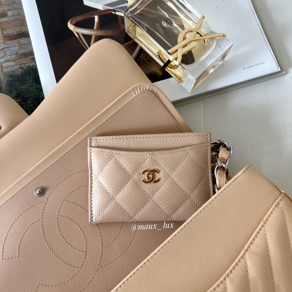 CHANEL Handbags - 🎊HOST PICK🎊 Beige Chanel CC Wallet, PRICE FIRM, NO OFFERS.